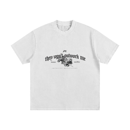 Heavyweight Vintage Washed Frayed T-Shirt