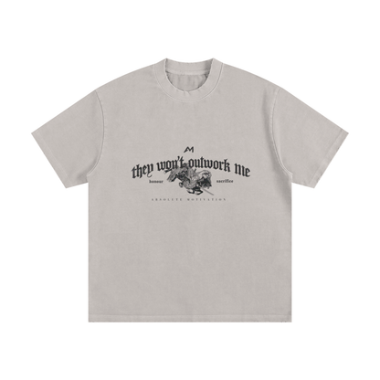 Heavyweight Vintage Washed Frayed T-Shirt