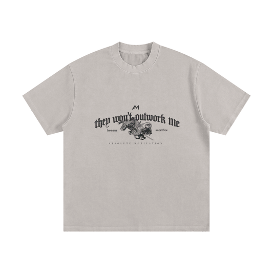 Heavyweight Vintage Washed Frayed T-Shirt